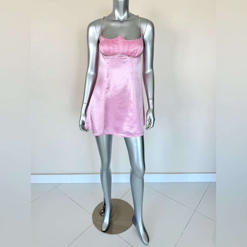 NWT!!! For love and lemons women pink dress size S Retail 250$